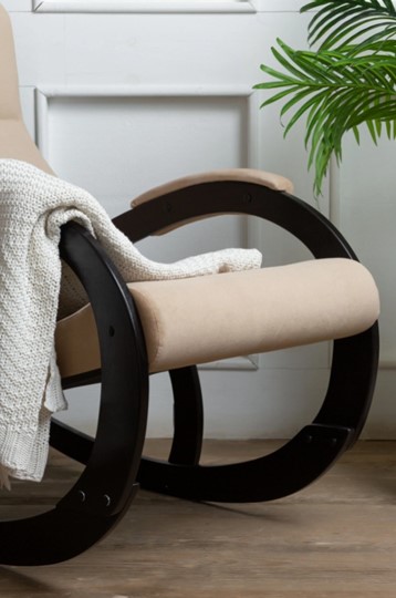 Кресло-качалка в гостиную Корсика, ткань Amigo Beige 34-Т-AB в Костроме - изображение 6