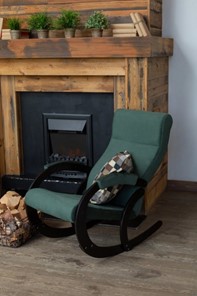 Кресло-качалка Корсика, ткань Amigo Green 34-Т-AG в Костроме - предосмотр 7