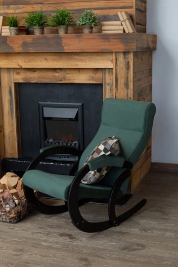 Кресло-качалка Корсика, ткань Amigo Green 34-Т-AG в Костроме - изображение 7
