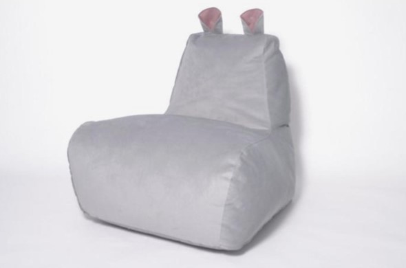 Кресло-мешок Бегемот серый в Костроме - изображение