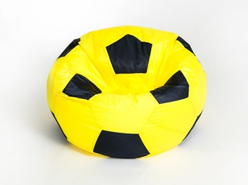 Кресло-мешок Мяч большой, желто-черный в Костроме