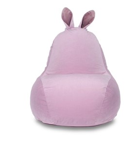 Кресло-мешок Зайка (короткие уши), розовый в Костроме