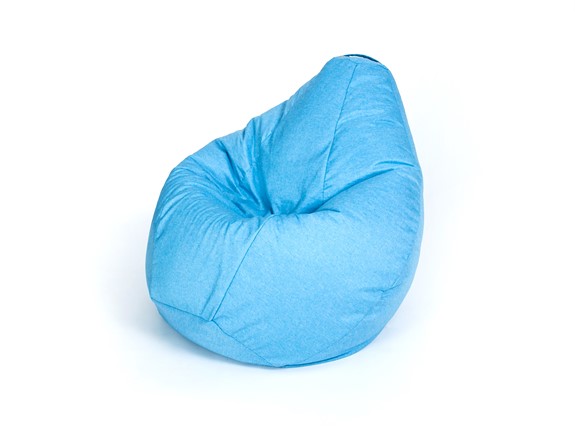 Кресло-мешок Хоум малое, голубое в Костроме - изображение