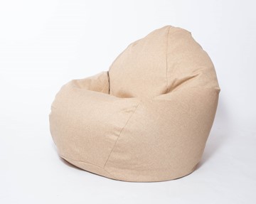 Кресло-мешок Макси, рогожка, 150х100, песочное в Костроме - предосмотр