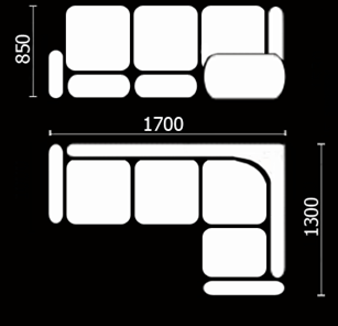 Угловой кухонный диван Нео КМ-01 (168х128 см.) в Костроме - предосмотр 3