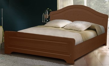 Кровать 2-спальная Ивушка-5 2000х1800, цвет Итальянский орех в Костроме