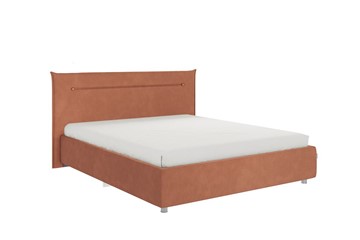 Кровать в спальню Альба 1.6, персик (велюр) в Костроме