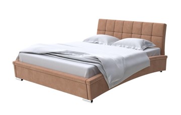 Кровать спальная Corso-1L 160x200, Микровелюр (Manhattan Брауни) в Костроме