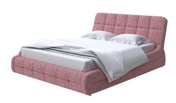 Двуспальная кровать Corso-6 140x200, Рогожка (Levis 62 Розовый) в Костроме