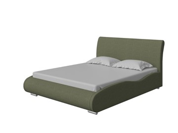 Кровать двуспальная Corso-8 Lite 140x200, Искусственная шерсть (Лама Авокадо) в Костроме