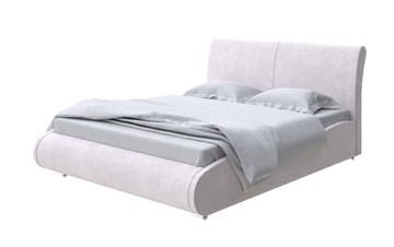 Спальная кровать Corso-8 Lite 200x200, Велюр (Casa Лунный) в Костроме