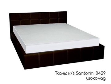 Кровать 2-спальная Грета 160х200 (шоколад) с основанием в Костроме