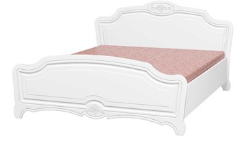 Кровать в спальню Лотос (Лак-Белый Жемчуг) 160х200 в Костроме