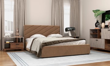 Кровать 2-спальная Юта 160х200 (вариант 3) с основанием в Костроме