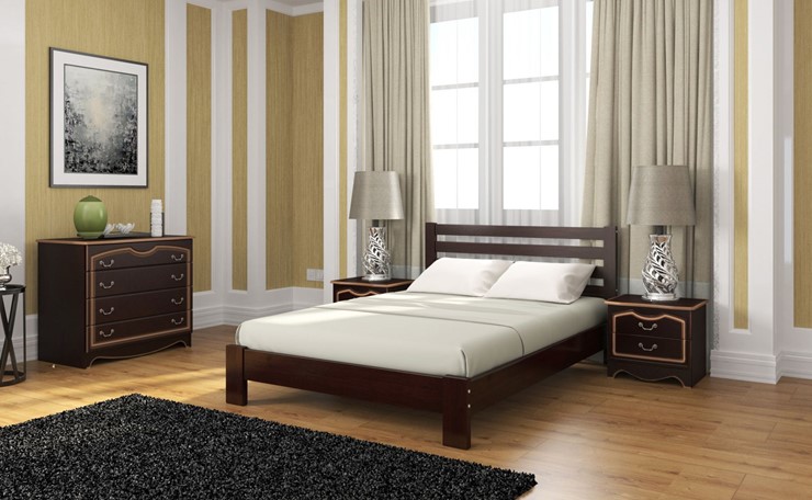 Спальная кровать Вероника (Белый Античный) 160х200 в Костроме - изображение 4
