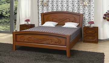 Кровать Карина-16 (Орех) 160х200 в Костроме
