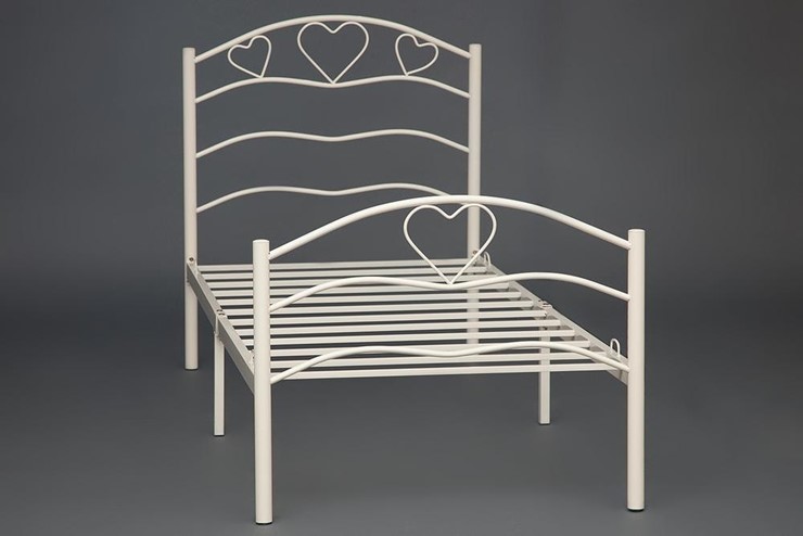 Кровать 1-спальная ROXIE 90*200 см (Single bed), белый (White) в Костроме - изображение 1