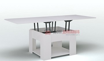 Складной стол-трансформер Модерн, белый глянец в Костроме - предосмотр