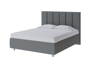 Кровать 1.5-спальная Routa 140х200, Рогожка (Savana Grey (серый)) в Костроме