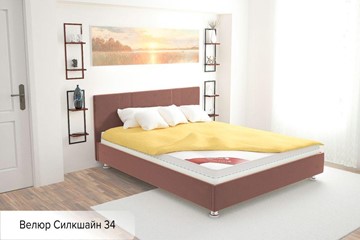 Полуторная кровать Вена 140х200 (с основанием) в Костроме - предосмотр 1
