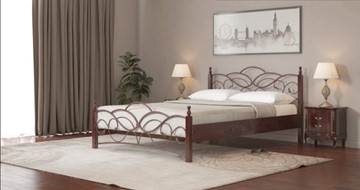 Спальная кровать Марго 140*190 с основанием в Костроме