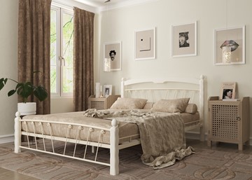 Спальная кровать Муза 1, 1400, белый в Костроме