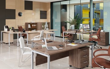 Комплект офисной мебели Xten S 1 - один стол с приставным брифингом в Костроме - предосмотр