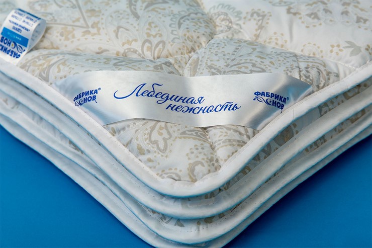 Одеяло всесезонное полутороспальное Лебединая нежность в Костроме - изображение 1