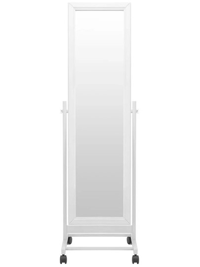 Напольное зеркало в спальню BeautyStyle 27 (135х42,5см) Белое в Костроме - изображение 1