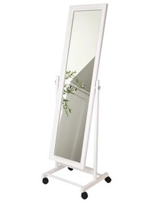 Напольное зеркало в спальню BeautyStyle 27 (135х42,5см) Белое в Костроме - предосмотр 6