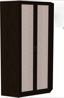 Распашной шкаф 403 несимметричный, цвет Венге в Костроме - изображение