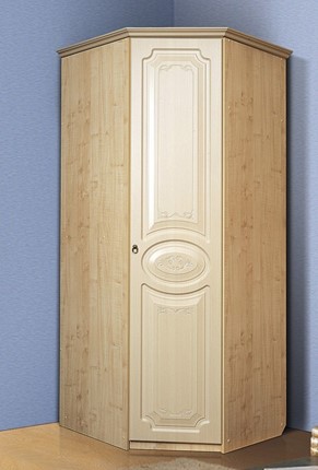 Шкаф угловой Ивушка-5, цвет Дуб беленый в Костроме - изображение