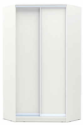 Угловой шкаф-купе 2200х1103х1103, ХИТ У-22-4-11, белая шагрень в Костроме - изображение