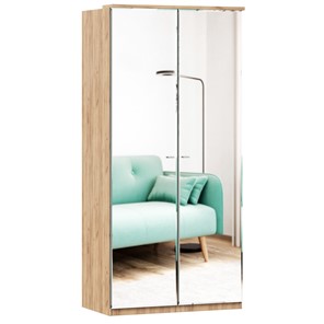 Шкаф двухстворчатый с 2-мя зеркалами Фиджи, 659.233, цвет белый в Костроме