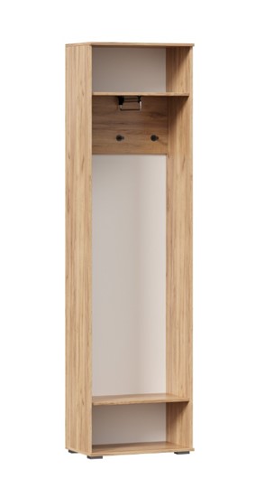 Шкаф одностворчатый Фиджи с декоративными накладками 659.300, Дуб Золотой/Антрацит в Костроме - изображение 2