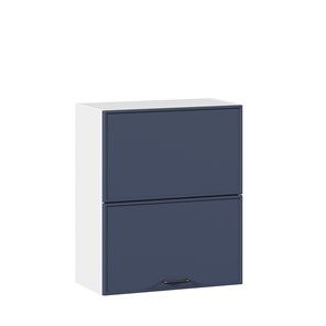 Кухонный горизонтальный шкаф 600 комбинированный Индиго ЛД 298.970.000.125, Белый/Тёмно-синий в Костроме