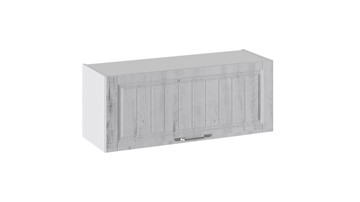 Навесной шкаф Прованс (Белый глянец/Санторини светлый) В_36-90_1ДО в Костроме