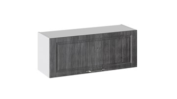 Кухонный навесной шкаф Прованс (Белый глянец/Санторини темный) В_36-90_1ДО в Костроме