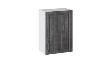Навесной кухонный шкаф Прованс (Белый глянец/Санторини темный) В_72-50_1ДР в Костроме