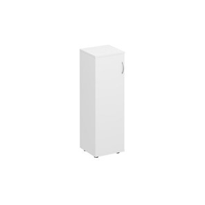 Шкаф для документов средний узкий закрытый Комфорт КФ, белый премиум (40x38x123) К.359 БП в Костроме