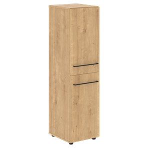 Шкаф узкий средний с глухими дверьми LOFTIS Дуб Бофорд LMC LMC 40.4 (400х430х1517) в Костроме