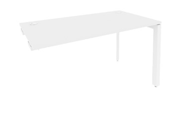 Стол приставной к тумбе O.MP-SPR-3.7 Белый/Белый бриллиант в Костроме