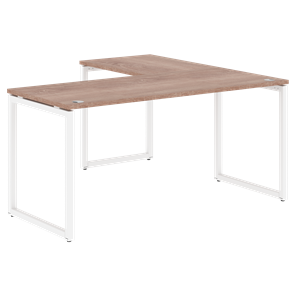 Письменный стол угловой левый XTEN-Q Дуб-сонома- белый XQCT 1615 (L) (1600х1500х750) в Костроме