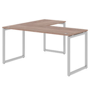 Письменный стол угловой правый XTEN-Q Дуб-сонома- серебро XQCT 1615 (R) (1600х1500х750) в Костроме