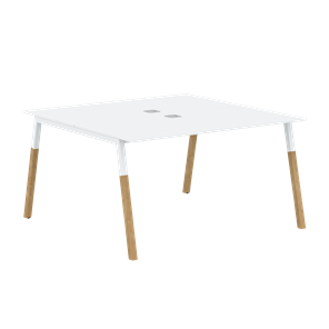 Переговорный стол FORTA Белый-Белый-БукFWST 1313 (1380x1346x733) в Костроме