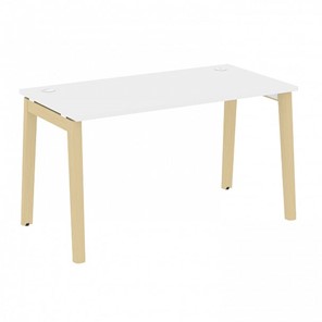 Стол для офиса Onix Wood OW.SP-3.8, Белый Бриллиант/Дуб светлый в Костроме