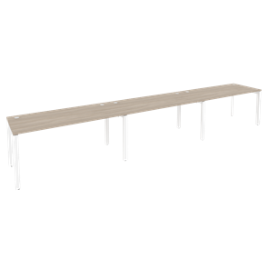 Стол на металлокаркасе O.MP-RS-3.4.7 (Белый/Дуб аттик) в Костроме
