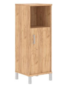Шкаф для офиса Born В 421.2 R правый колонка средняя с глухой малой дверью 475х450х1286 мм, Дуб Бофорд в Костроме