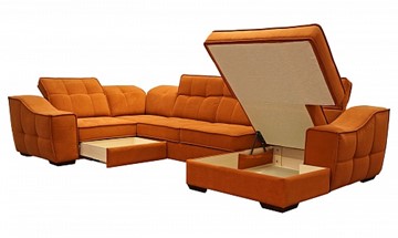 Угловой диван N-11-M (П1+ПС+УС+Д2+Д5+П1) в Костроме - предосмотр 1