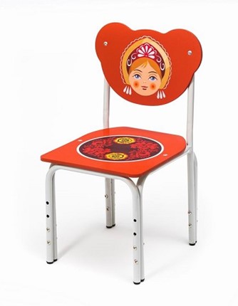Детский растущий стул Матрешка (Кузя-МТ(1-3)КрСр) в Костроме - изображение